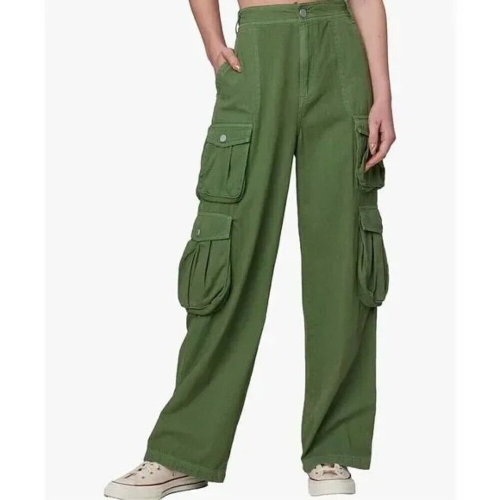 Blank NYC The Franklin Green Cargo Pant NWT
